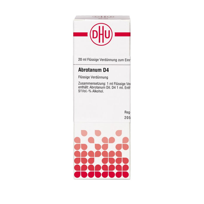 Abrotanum D4 DHU Dilution, 20 ml Lösung