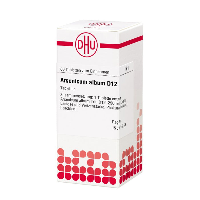 DHU Arsenicum album D12 Tabletten, 80 St. Tabletten