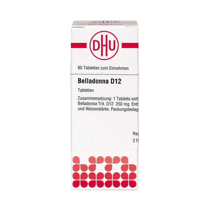 Belladonna D12 DHU Tabletten, 80 St. Tabletten