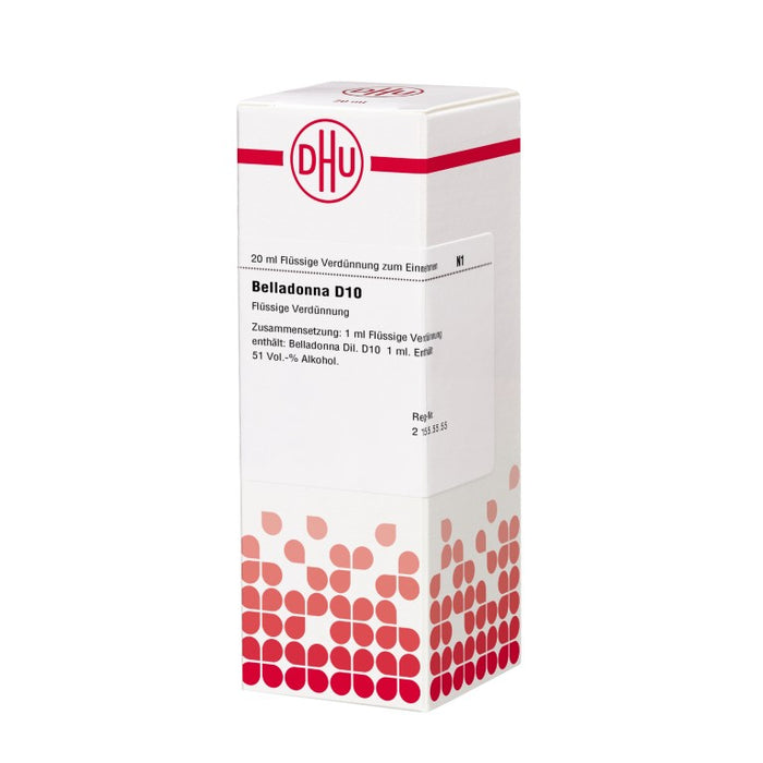 DHU Belladonna D10 Dilution, 20 ml Lösung