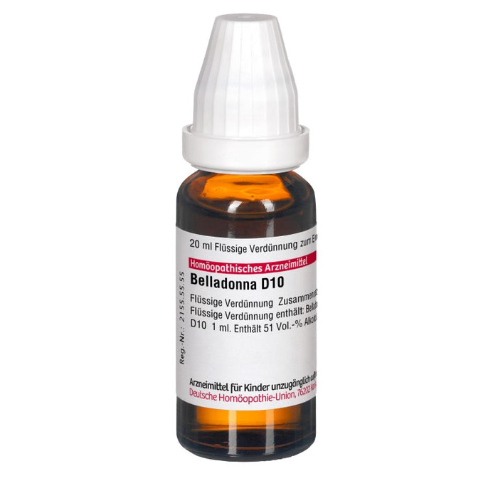 DHU Belladonna D10 Dilution, 20 ml Lösung