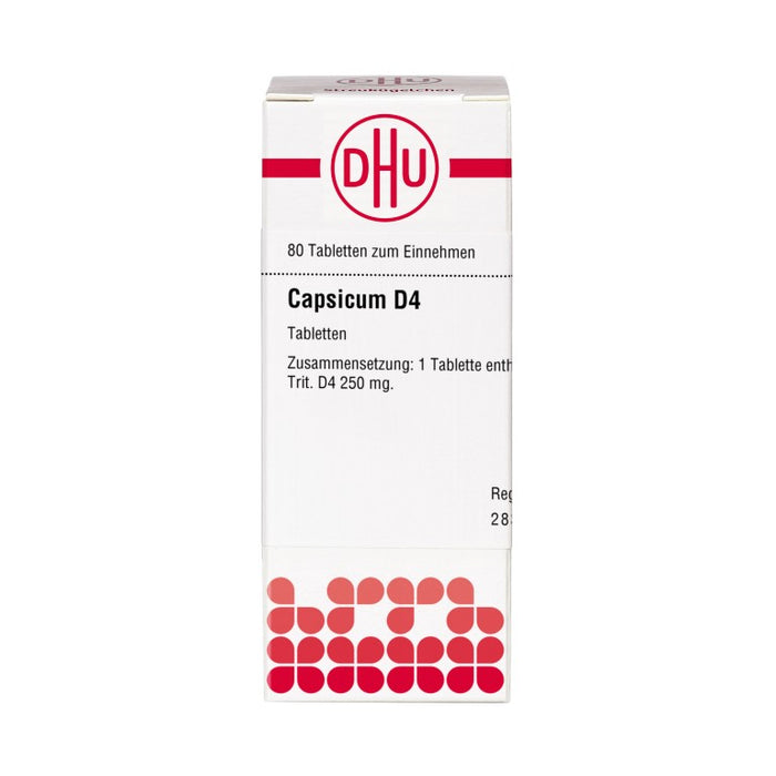 DHU Capsicum D4 Tabletten, 80 St. Tabletten