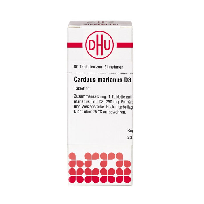 DHU Carduus marianus D3 Tabletten, 80 pcs. Tablets