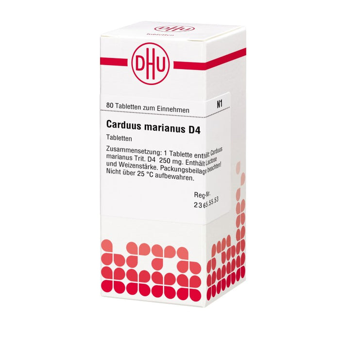 DHU Carduus marianus D4 Tabletten, 80 pcs. Tablets