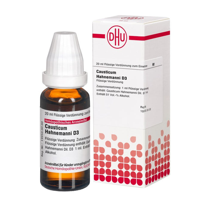 DHU Causticum Hahnemanni D3 Dilution, 20 ml Lösung