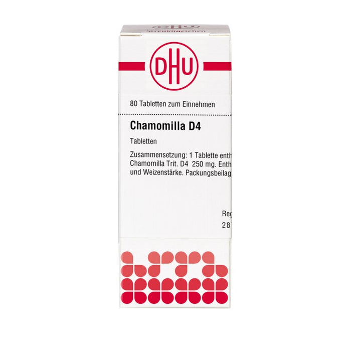 DHU Chamomilla D4 Tabletten, 80 St. Tabletten