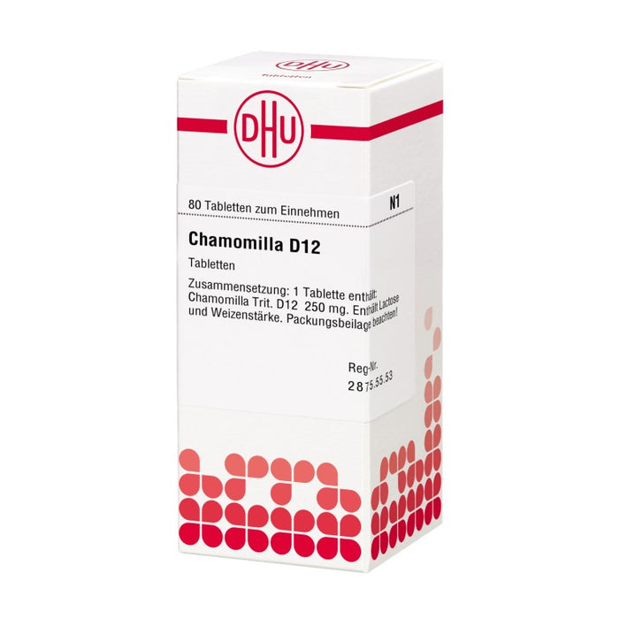 DHU Chamomilla D12 Tabletten, 80 pcs. Tablets