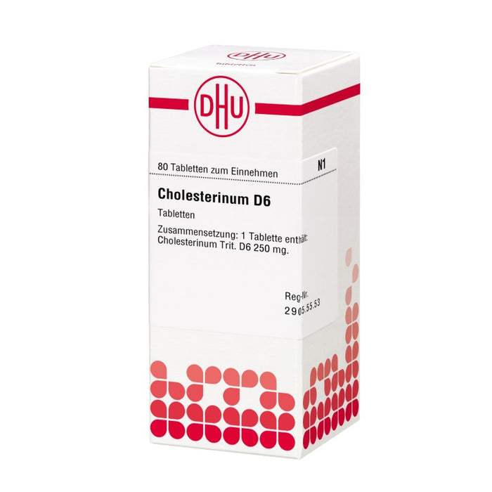 DHU Cholesterinum D6 Tabletten, 80 pcs. Tablets