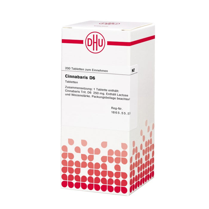 DHU Cinnabaris D6 Tabletten, 200 St. Tabletten