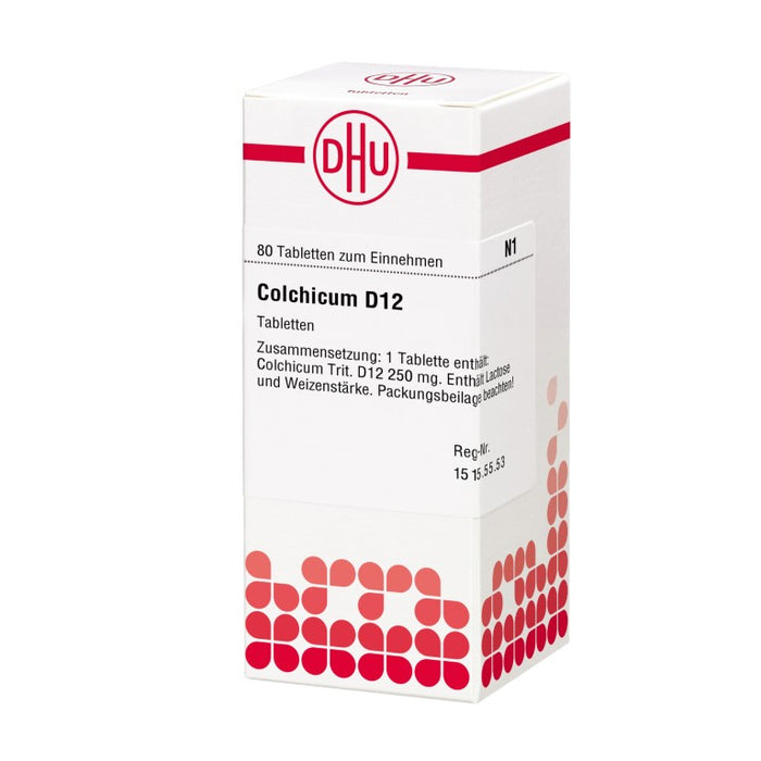 DHU Colchicum D 12 Tabletten, 80 pc Tablettes