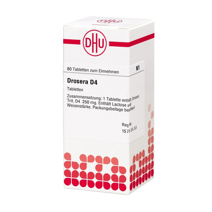 Drosera D4 DHU Tabletten, 80 St. Tabletten