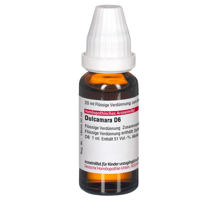 Dulcamara D6 DHU Dilution, 20 ml Lösung