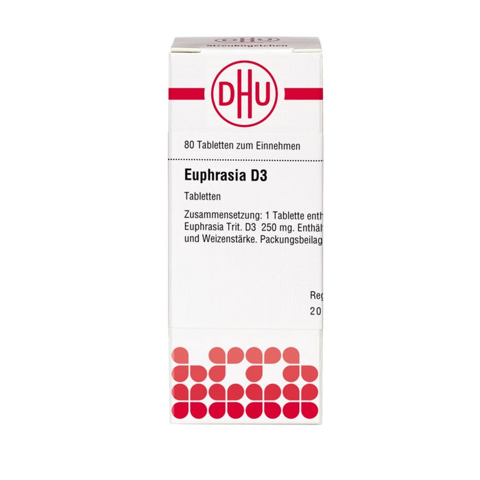 Euphrasia D3 DHU Tabletten, 80 St. Tabletten