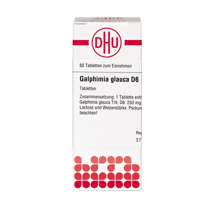 DHU Galphimia glauca D 6 Tabletten, 80 pc Tablettes