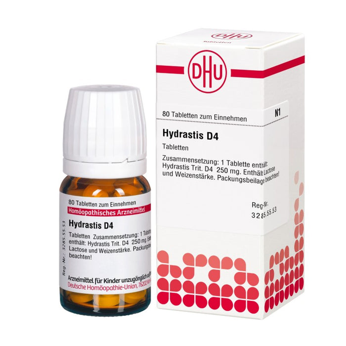 DHU Hydrastis D4 Tabletten, 80 St. Tabletten