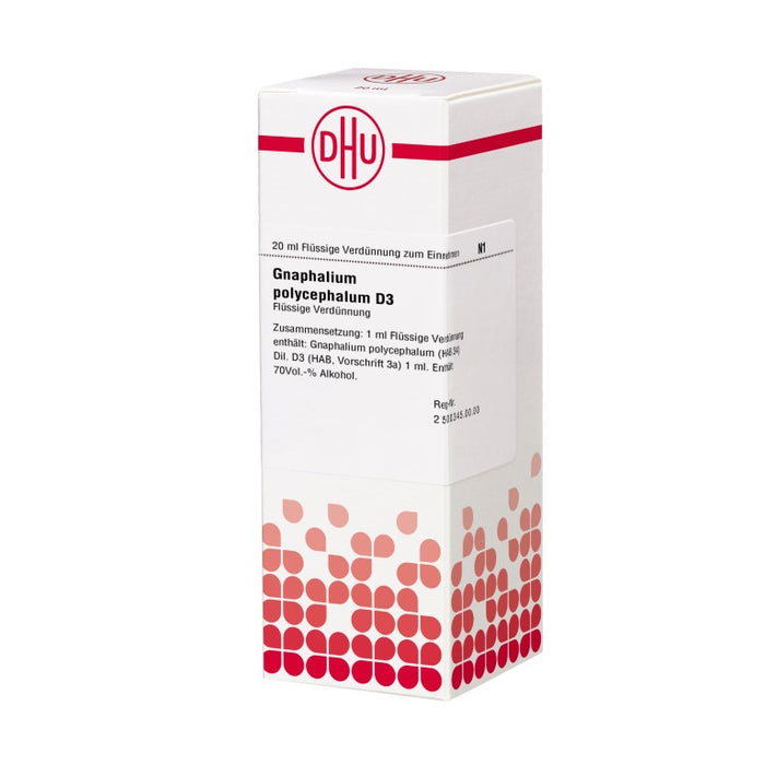 DHU Gnaphalium polycephalum D3 Dilution, 20 ml Lösung