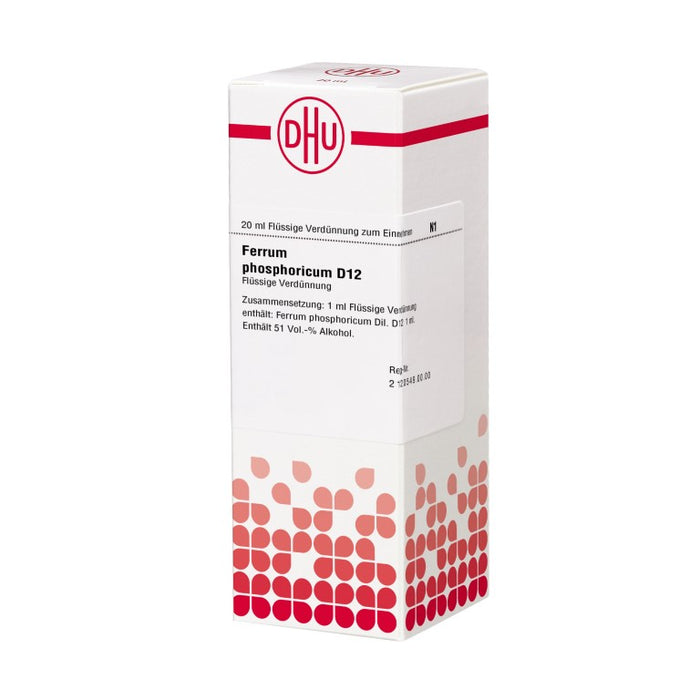 DHU Ferrum phosphoricum D12 Dilution, 20 ml Lösung