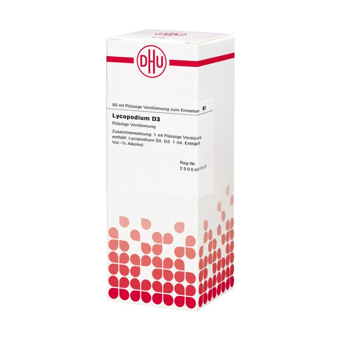 DHU Lycopodium D3 Dilution, 50 ml Lösung