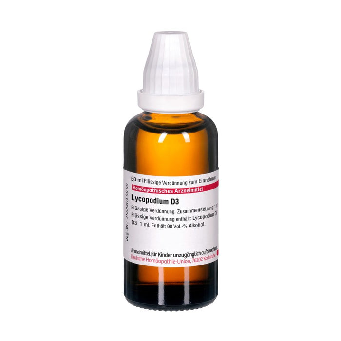 DHU Lycopodium D3 Dilution, 50 ml Lösung