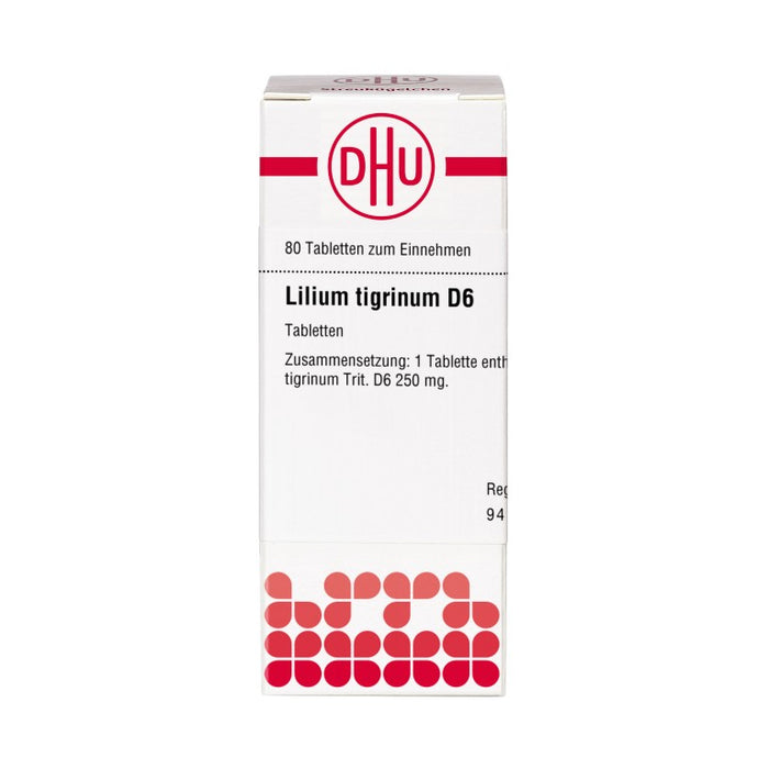 Lilium tigrinum D6 DHU Tabletten, 80 St. Tabletten