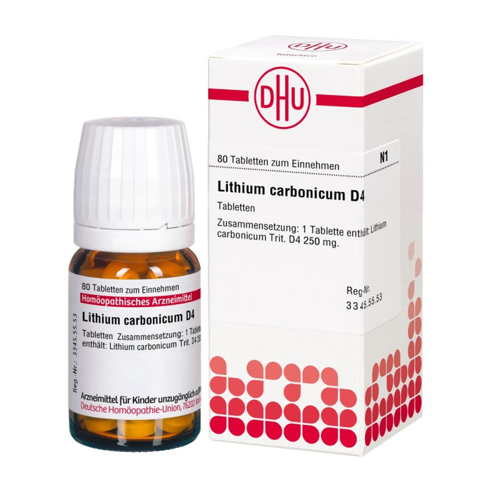 DHU Lithium carbonicum D4 Tabletten, 80 pcs. Tablets