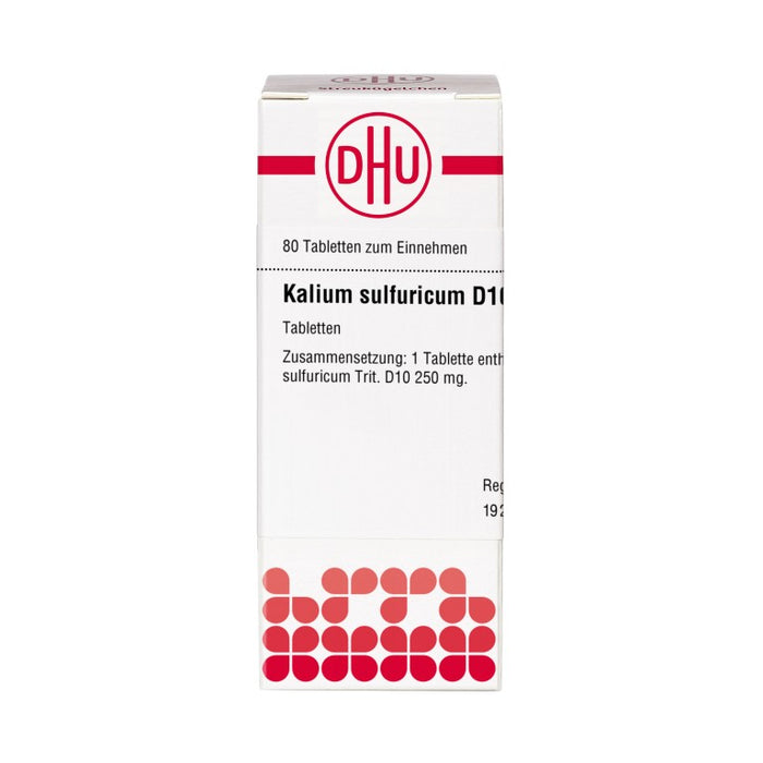 DHU Kalium sulfuricum D10 Tabletten, 80 St. Tabletten