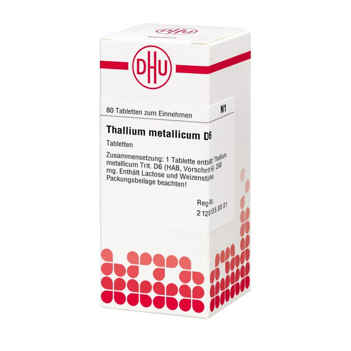 Thallium metallicum D6 DHU Tabletten, 80 St. Tabletten