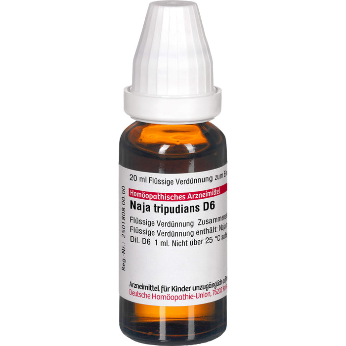 DHU Naja tripudians D6 Dilution, 20 ml Lösung