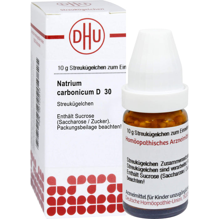 DHU Natrium carbonicum D30 Streukügelchen, 10 g Globuli