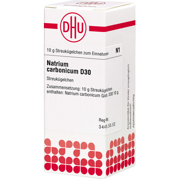 DHU Natrium carbonicum D30 Streukügelchen, 10 g Globules