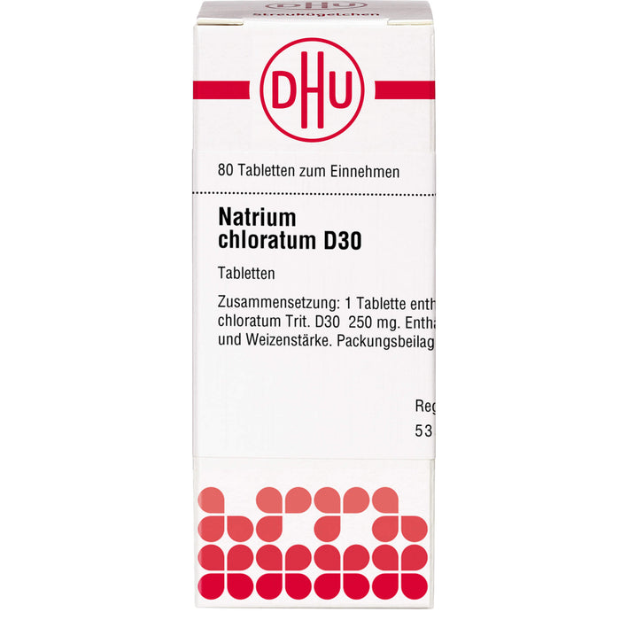 DHU Natrium chloratum D30 Tabletten, 80 pcs. Tablets