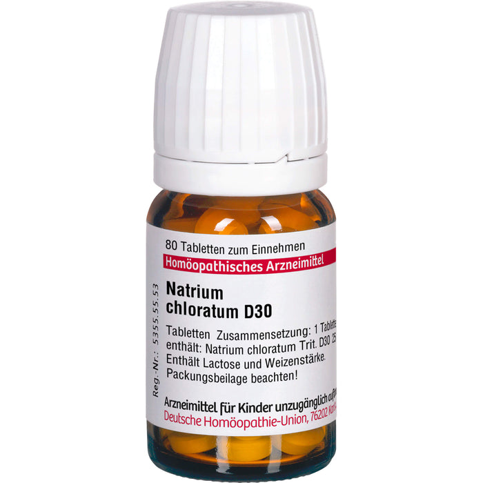 DHU Natrium chloratum D30 Tabletten, 80 St. Tabletten