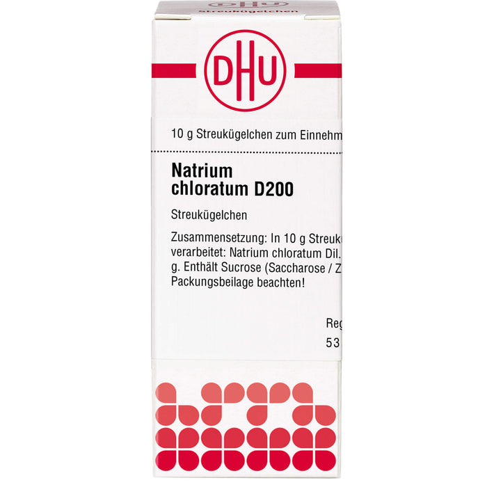 DHU Natrium chloratum D 200 Streukügelchen, 10 g Globuli