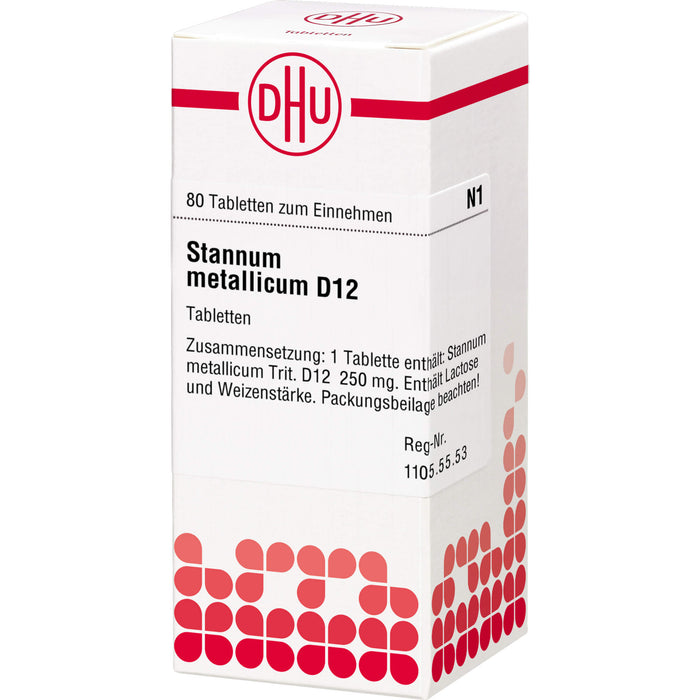 DHU Stannum metallicum D 12 Tabletten, 80 pcs. Tablets