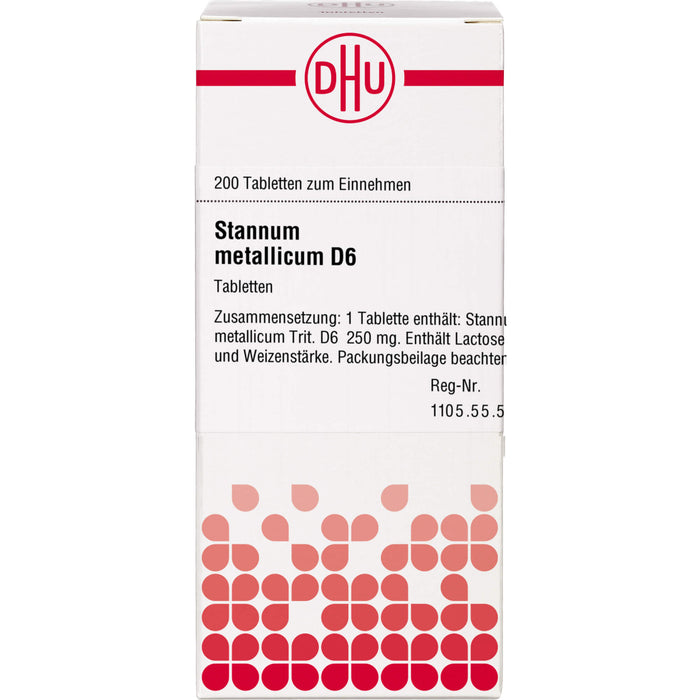 DHU Stannum metallicum D6 Tabletten, 200 St. Tabletten