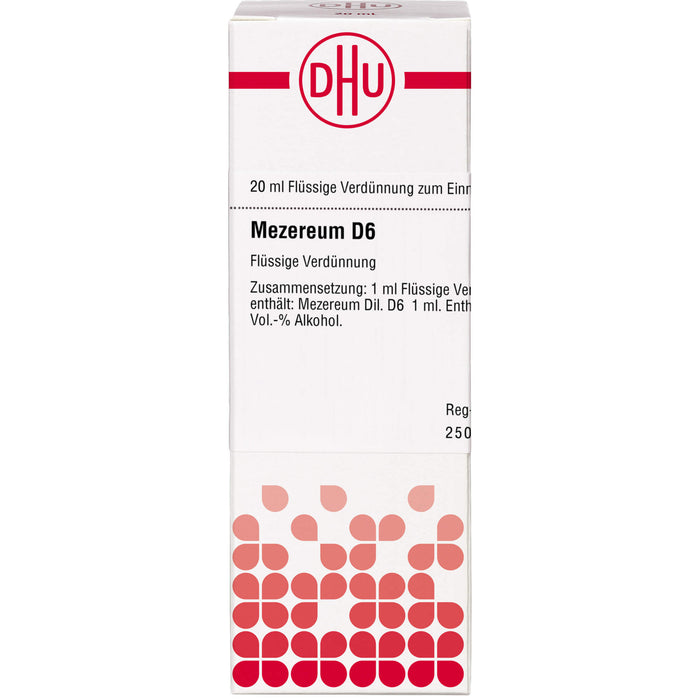 DHU Mezereum D6 Dilution, 20 ml Lösung