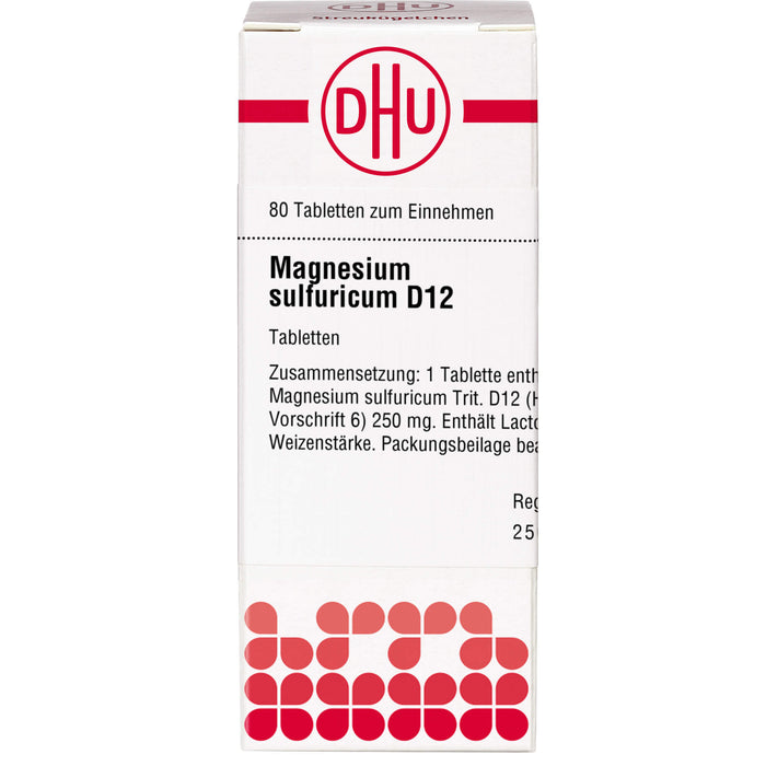 DHU Magnesium sulfuricum D12 Tabletten, 80 St. Tabletten