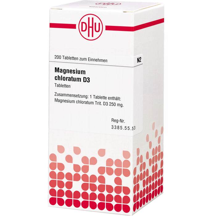 DHU Magnesium chloratum D3 Tabletten, 200 St. Tabletten