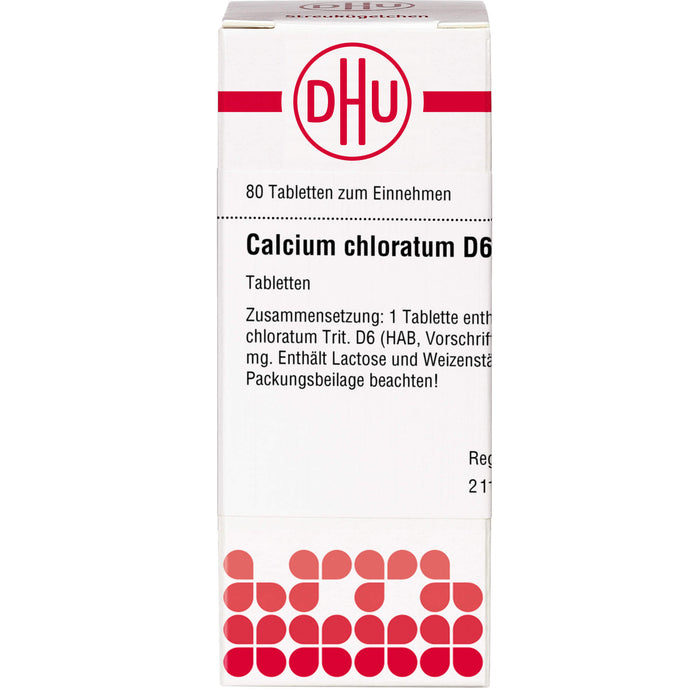 DHU Calcium chloratum D6 Tabletten, 80 St. Tabletten