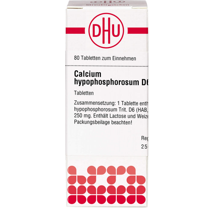 DHU Calcium hypophosphorosum D6 Tabletten, 80 pc Tablettes