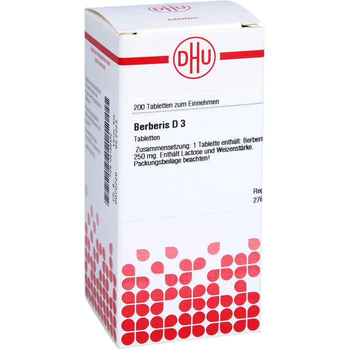 Berberis D3 DHU Tabletten, 200 St. Tabletten