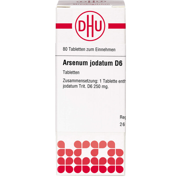 DHU Arsenum jodatum D6 Tabletten, 80 St. Tabletten