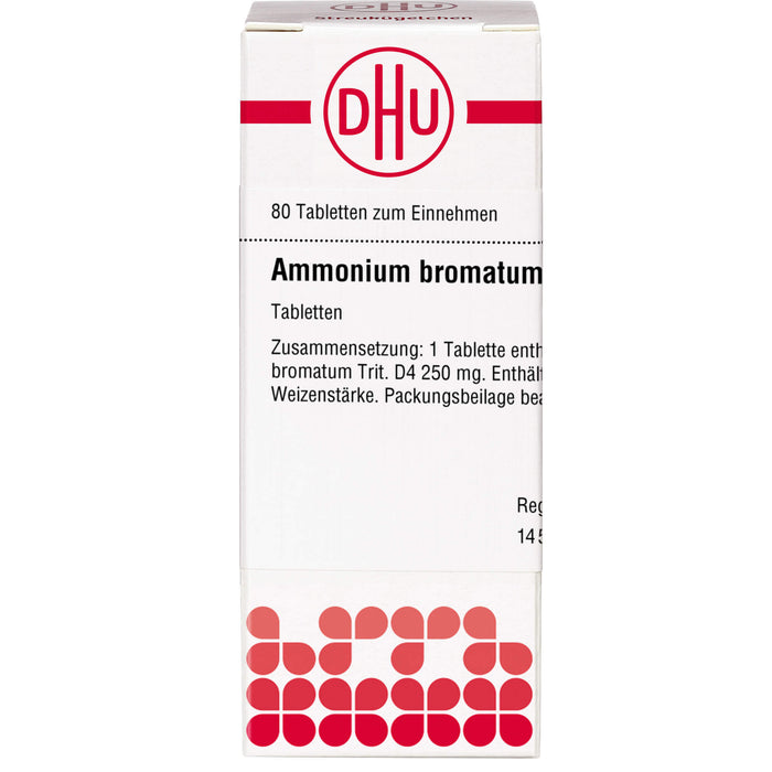 DHU Ammonium bromatum D4 Tabletten, 80 pc Tablettes