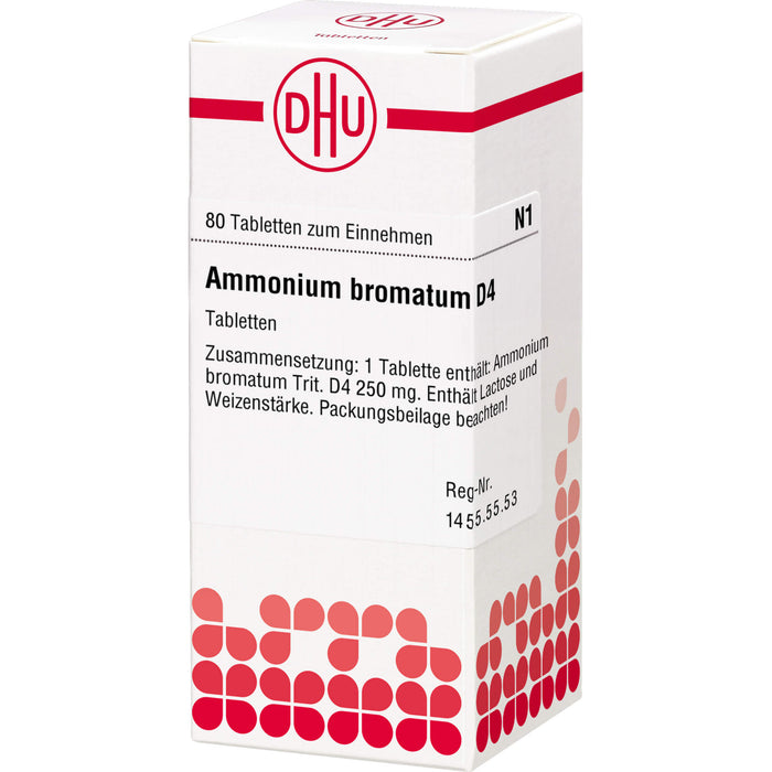 DHU Ammonium bromatum D4 Tabletten, 80 pcs. Tablets