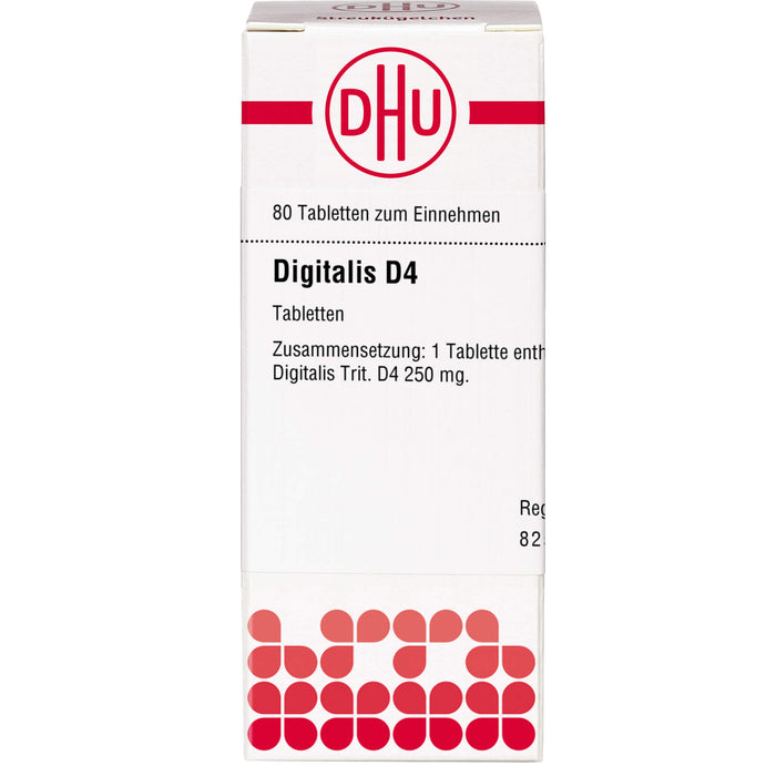 DHU Digitalis D4 Tabletten, 80 pcs. Tablets