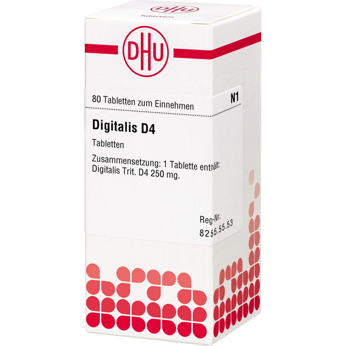 DHU Digitalis D4 Tabletten, 80 pc Tablettes