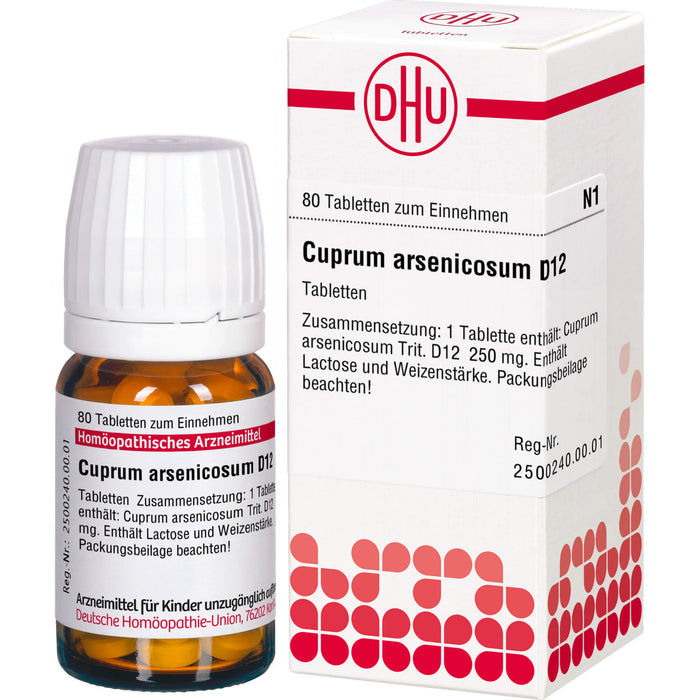 Cuprum arsenicosum D12 DHU Tabletten, 80 St. Tabletten