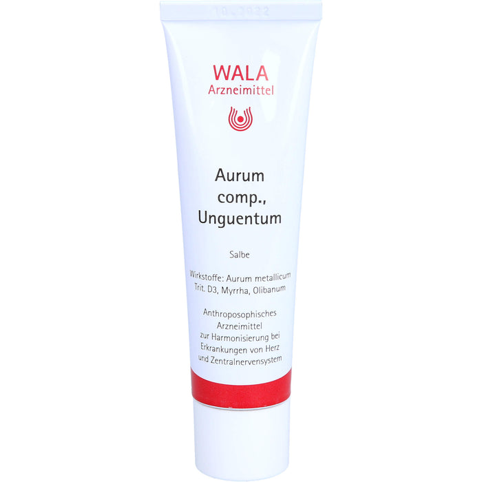 WALA Aurum comp., Unguentum Salbe zur Harmonisierung bei Erkrankungen von Herz und Zentralnervensystem, 30 g Ointment