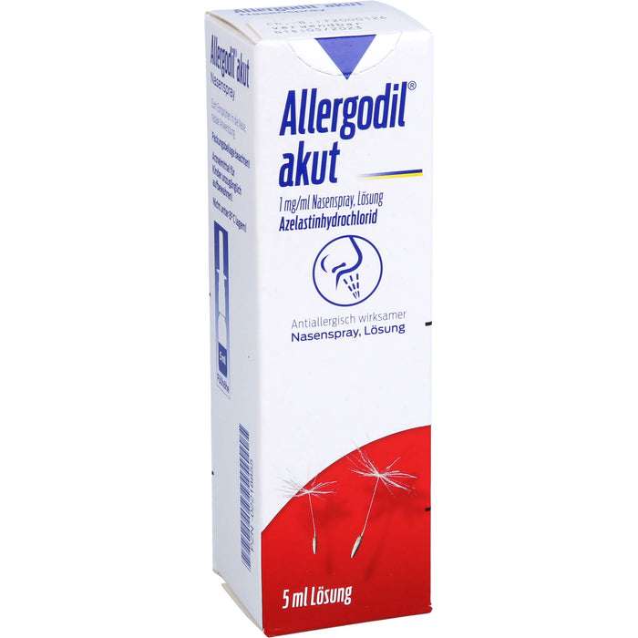 Allergodil akut Nasenspray, 5 ml Solution