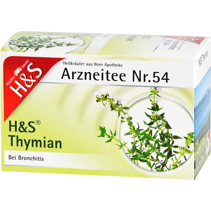 H&S Thymian Arzneitee Nr. 54, 20 St. Filterbeutel